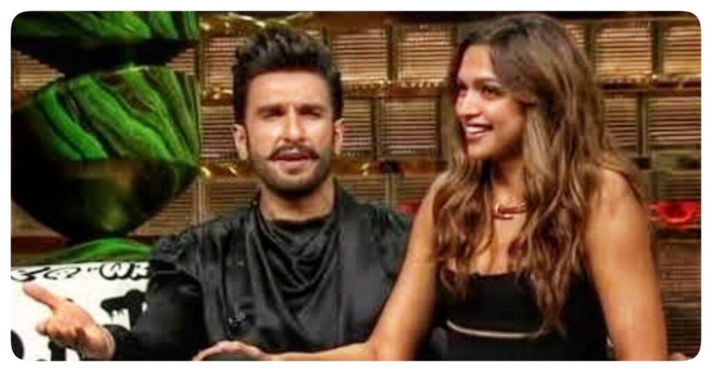 Deepika Padukone and Ranbir Singh in Koffee with Karan 8 Show