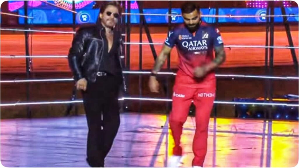 Shah Rukh Khan Dance with Rinku Singh and Virat Kohli in IPL 2025