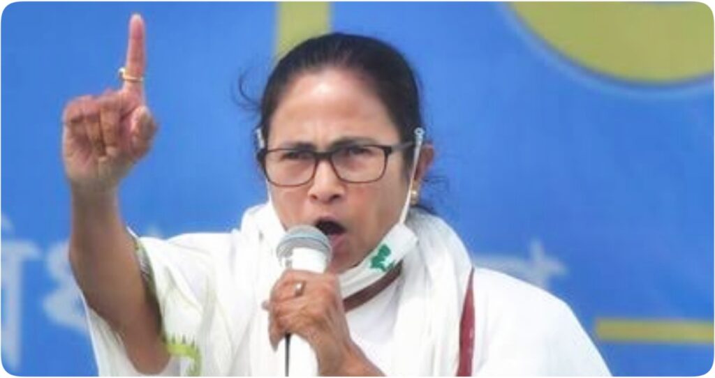 Mamata Banerjee on Stage