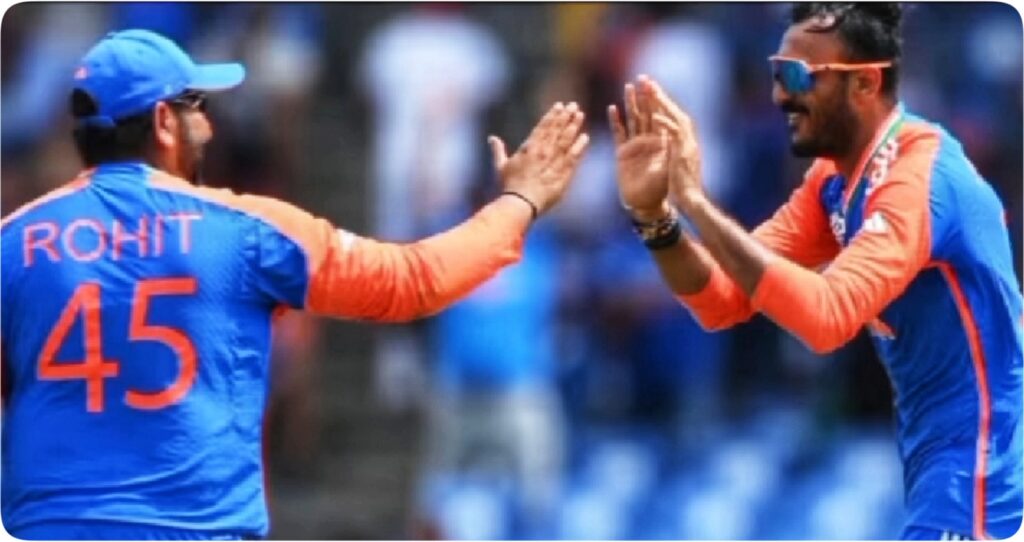 Rahit Sharma and Axar Patel