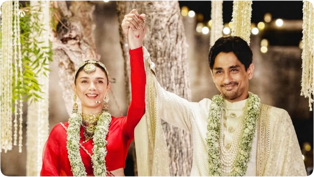 Aditi Rao Hydari and Siddharth Wedding